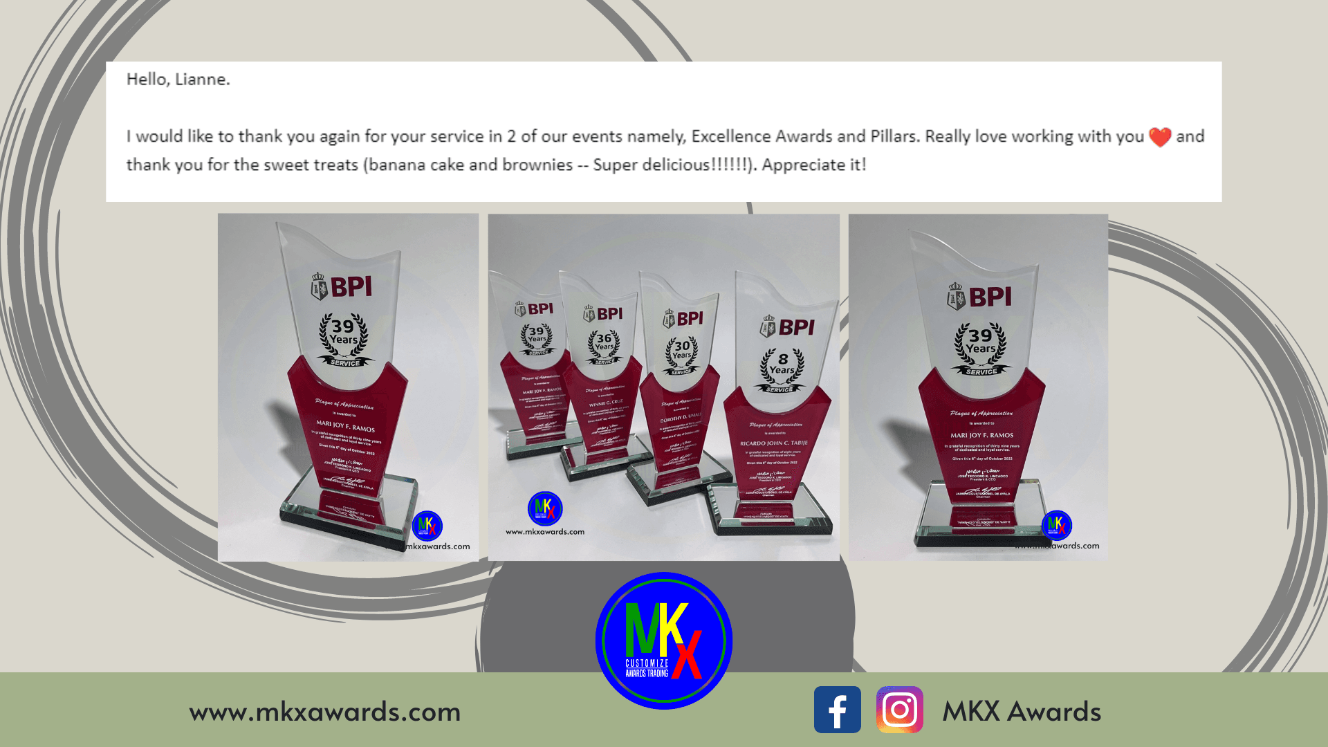 Client feedback from BPI