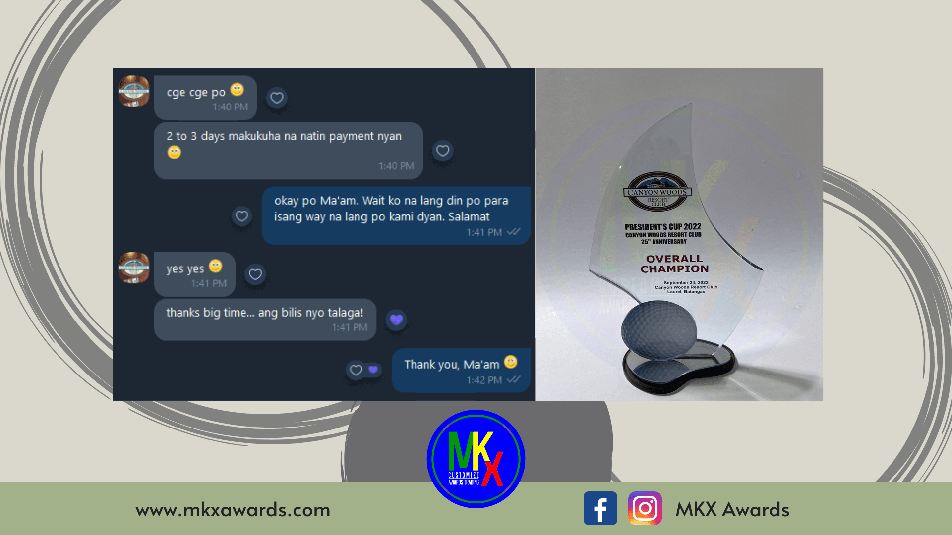 Client feedback from Canyon Woods